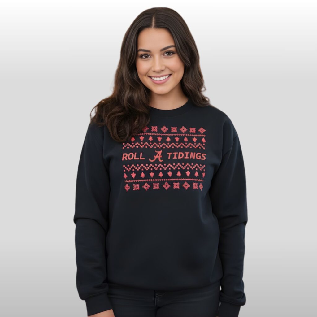 Alabama Athletics Roll A Tidings Ugly Sweater Shirt 8 Alabama Athletics Roll A Tidings Ugly Sweater Shirt