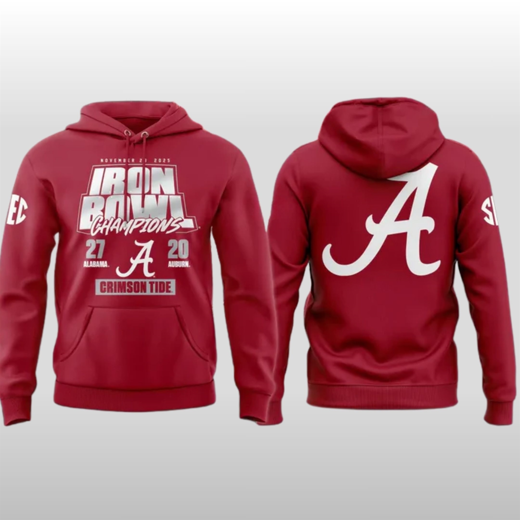 Alabama-Crimson-Tide-2025-Iron-Bowl-Champions-Hoodie Alabama Crimson Tide 2025 Iron Bowl Champions Hoodie