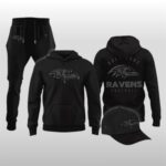 Baltimore Ravens 2025 Back In Black Hoodie