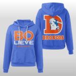 Bolieve Denver Broncos Waffle Hoodie