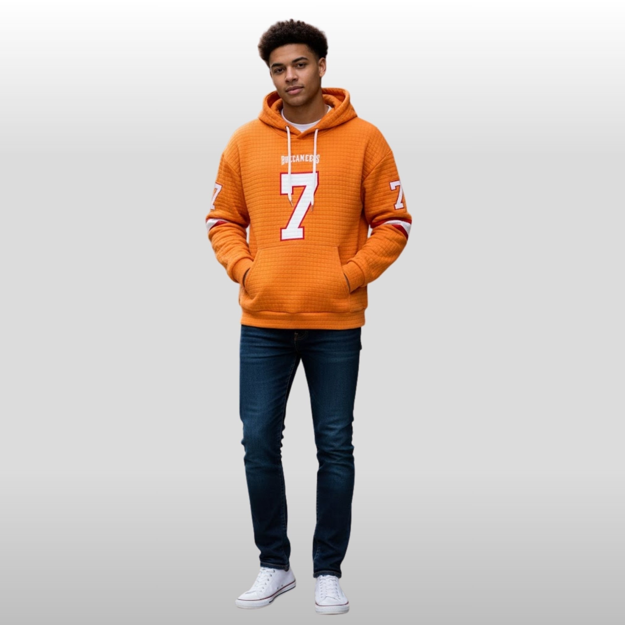 Buccaneers-7-Irving-Waffle-Hoodie Buccaneers 7 Irving Waffle Hoodie