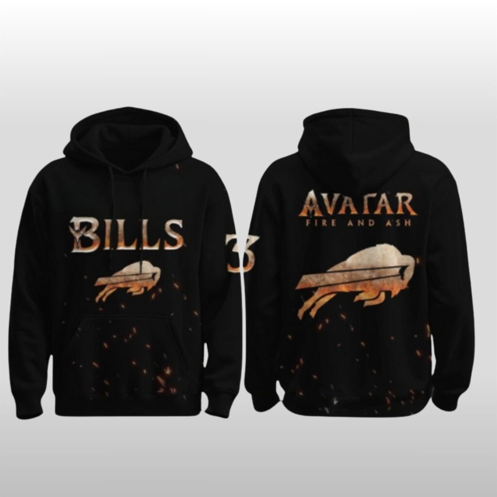 Buffalo Bills Avatar Fire And Ash 2025 Hoodie