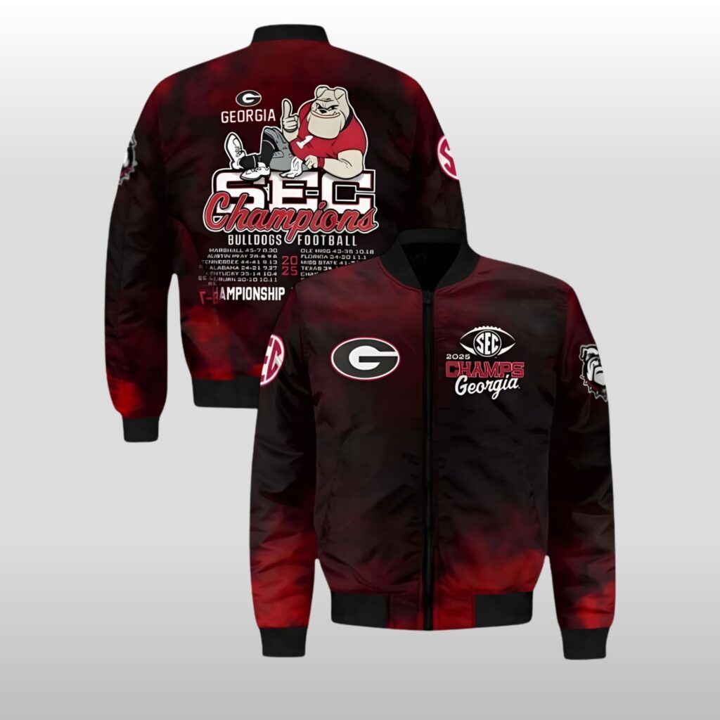 Bulldogs 2026 Football SEC Champions Bomber Jacket