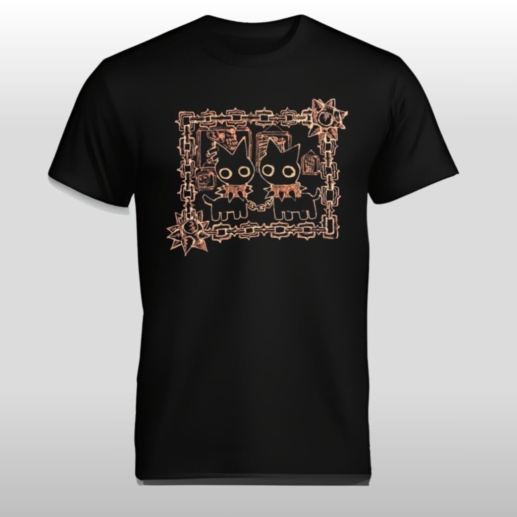 Cat Asylum Bleached Shirt