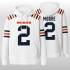 Chicago Bears Moore 2 Waffle Hoodie 4 Chicago Bears Moore 2 Waffle Hoodie