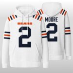 Chicago Bears Moore 2 Waffle Hoodie
