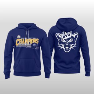 BYU Cougars Big 12 Championship 2025 Champions Celebrating Hoodie
