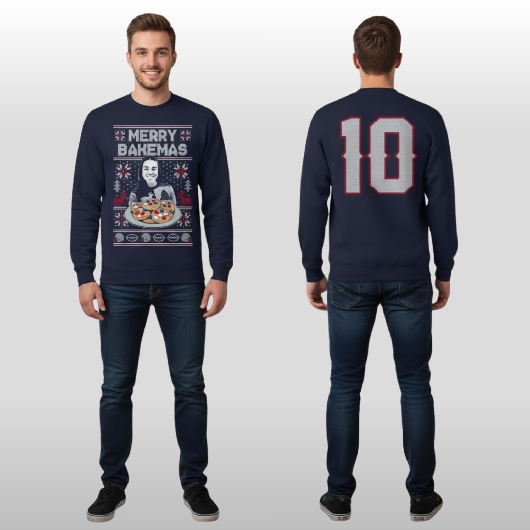 Dave-Portnoy-Merry-Bakemas-Ugly-Christmas-Sweater Dave Portnoy Merry Bakemas Ugly Christmas Sweater