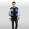 De’Von Achane Kash Chenille Print Varsity Jacket 1 De'Von Achane Kash Chenille Print Varsity Jacket 2