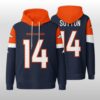 Denver Broncos 14 Waffle Hoodie 2 Denver Broncos 14 Waffle Hoodie