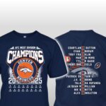 Denver Broncos 2025 AFC West Division Champions Shirt