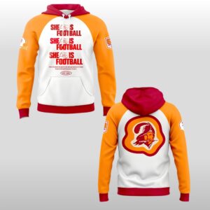 Tampa Bay Buccaneers Back To Creamsicle 2025 She Is Football Hoodie
