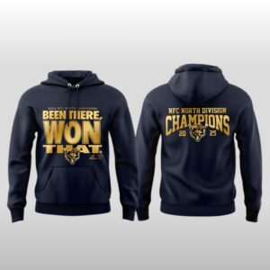 Chicago Bears NFC North Division Champions Golden 2025 Hoodie Shirt