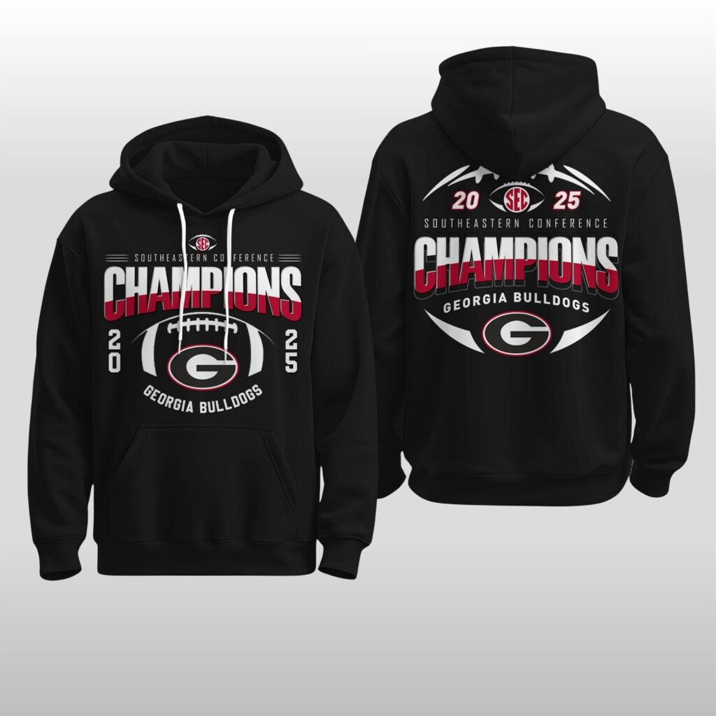 Georgia Football Sec Champions 2025 Hoodie 3 Georgia Football Sec Champions 2025 Hoodie 4