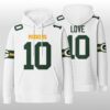 Green Bay Packers Love 10 Waffle Hoodie 1 Green Bay Packers Love 10 Waffle Hoodie 3