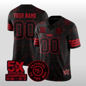 San Francisco 2025 Stranger Things Football Jersey
