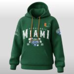 Hurricanes Miami 2025 Cotton Bowl Waffle Hoodie