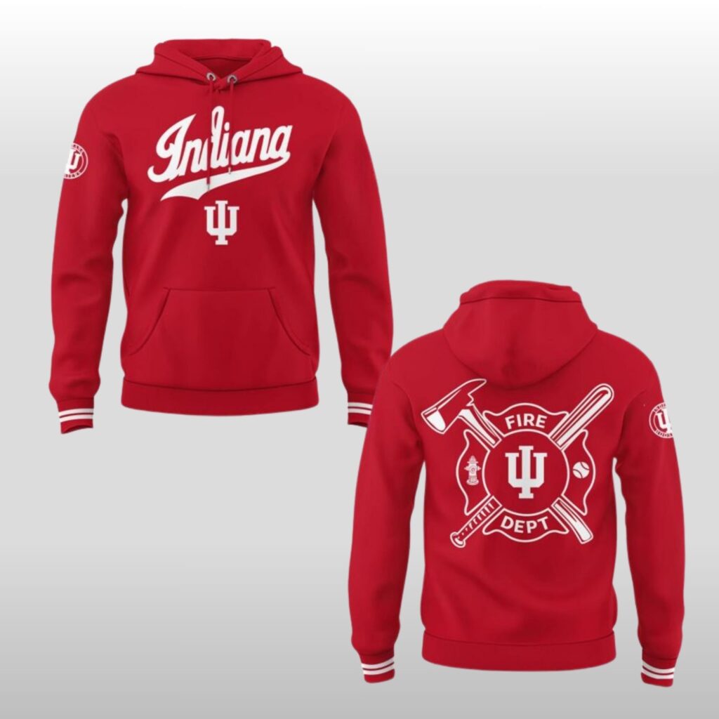 Indiana Hoosiers Big Ten Firefighter Appreciation Night 2026 Hoodie 1 Indiana Hoosiers Big Ten Firefighter Appreciation Night 2026 Hoodie