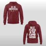 Indiana Hoosiers He Is Mendoza 2026 Best Player Flippin’ Nation Hoodie