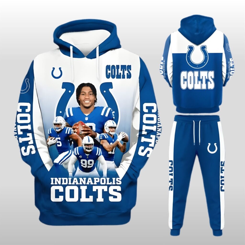 Indianapolis Colts Fighting Hoodie Joggers