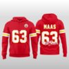 Kansas City Chiefs Bill Maas 63 Forever Legend 2026 Hoodie 2 Kansas City Chiefs Bill Maas 63 Forever Legend 2026 Hoodie