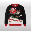 Kevin Jonas Meowy Christmas Sleigh Light Up Ugly Sweater 2 Kevin Jonas Meowy Christmas Sleigh Light Up Ugly Sweater 2