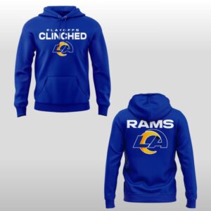 Los Angeles Rams Clinched Playoffs 2026 Hoodie