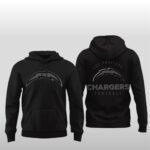 Los Angeles Chargers 2025 Back In Black Hoodie