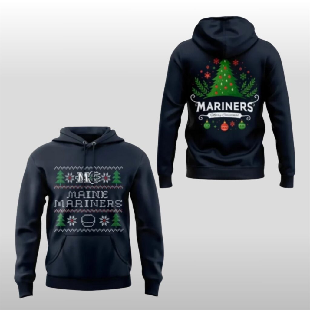 Maine Mariners Merry Christmas Hoodie