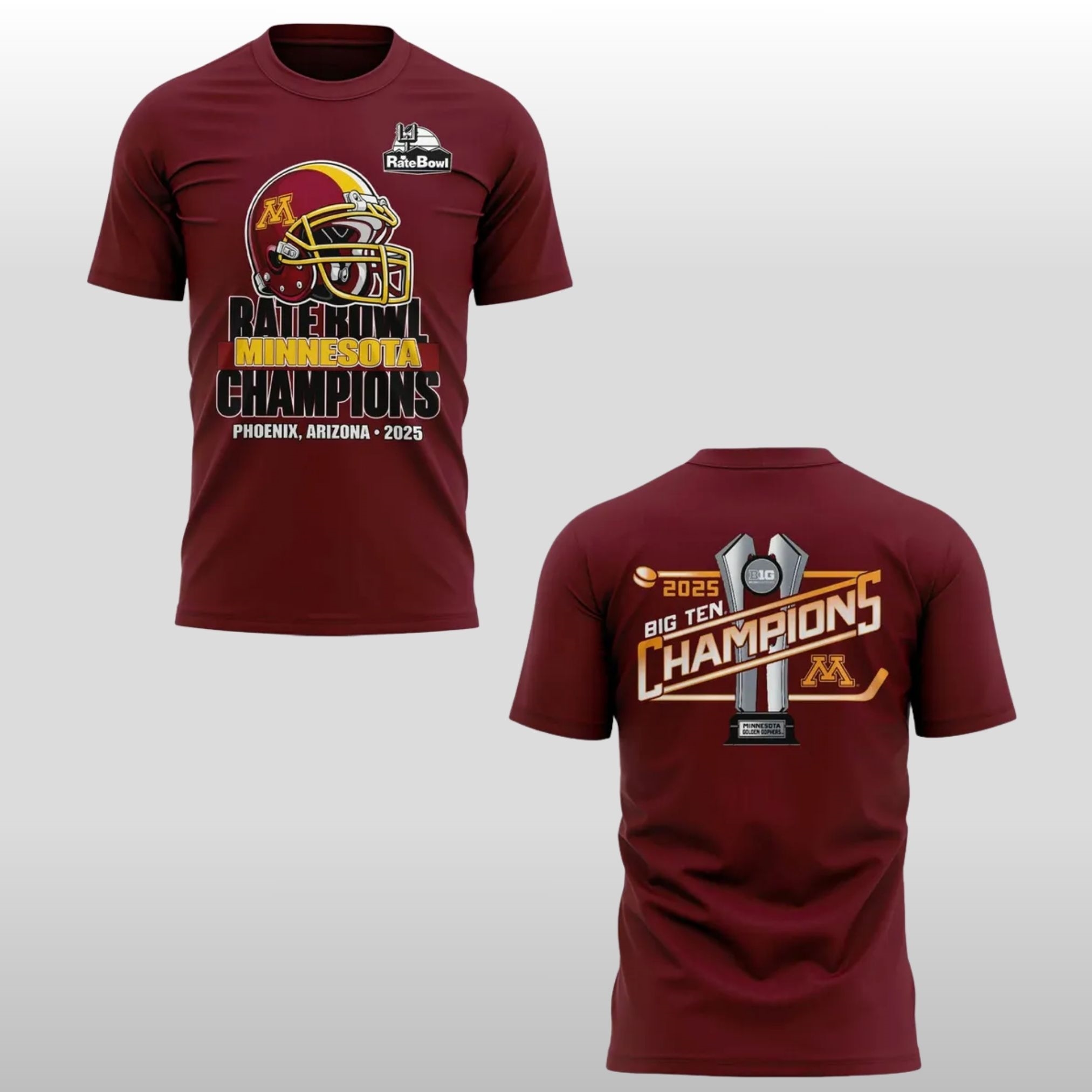 Minnesota Football Champion 2025 Hoodie Shirt 2 Minnesota Football Champion 2025 Hoodie Shirt - Image 2