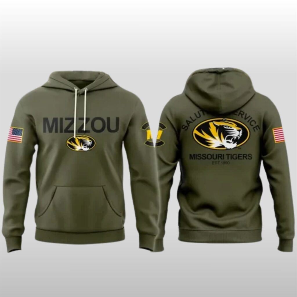 Mizzou Football 2025 NCAA Salute to Service Hoodie