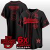 NE Pratriots 2026 6x Champions Stranger Things Baseball Jersey