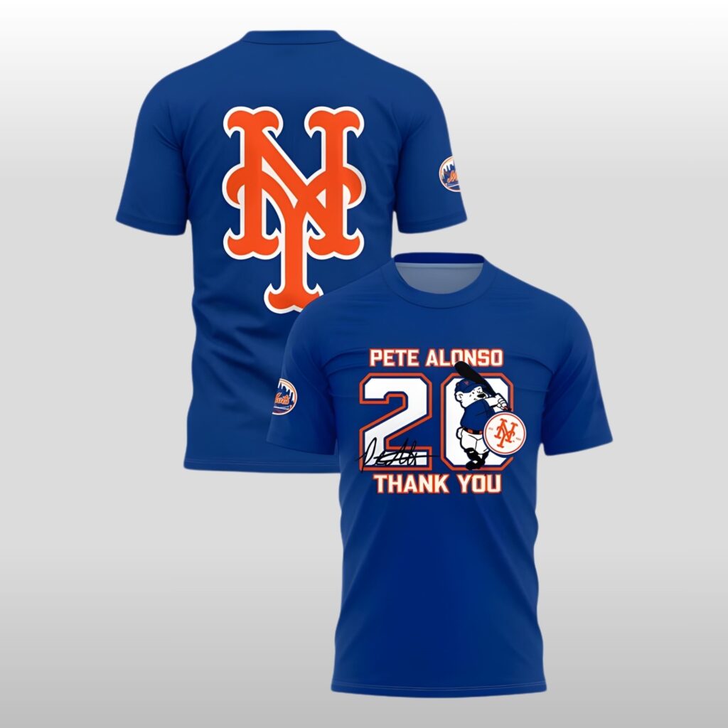 2026 NY Mets Thank You Pete Alonso 20 Shirt - Zerelam.com