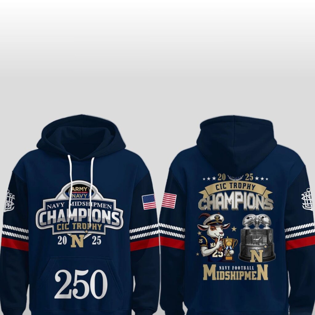Navy Midshipmen CIC Trophy Champions 2025 Shirt Joggers Cap 7 Navy Midshipmen CIC Trophy Champions 2025 Shirt Joggers Cap