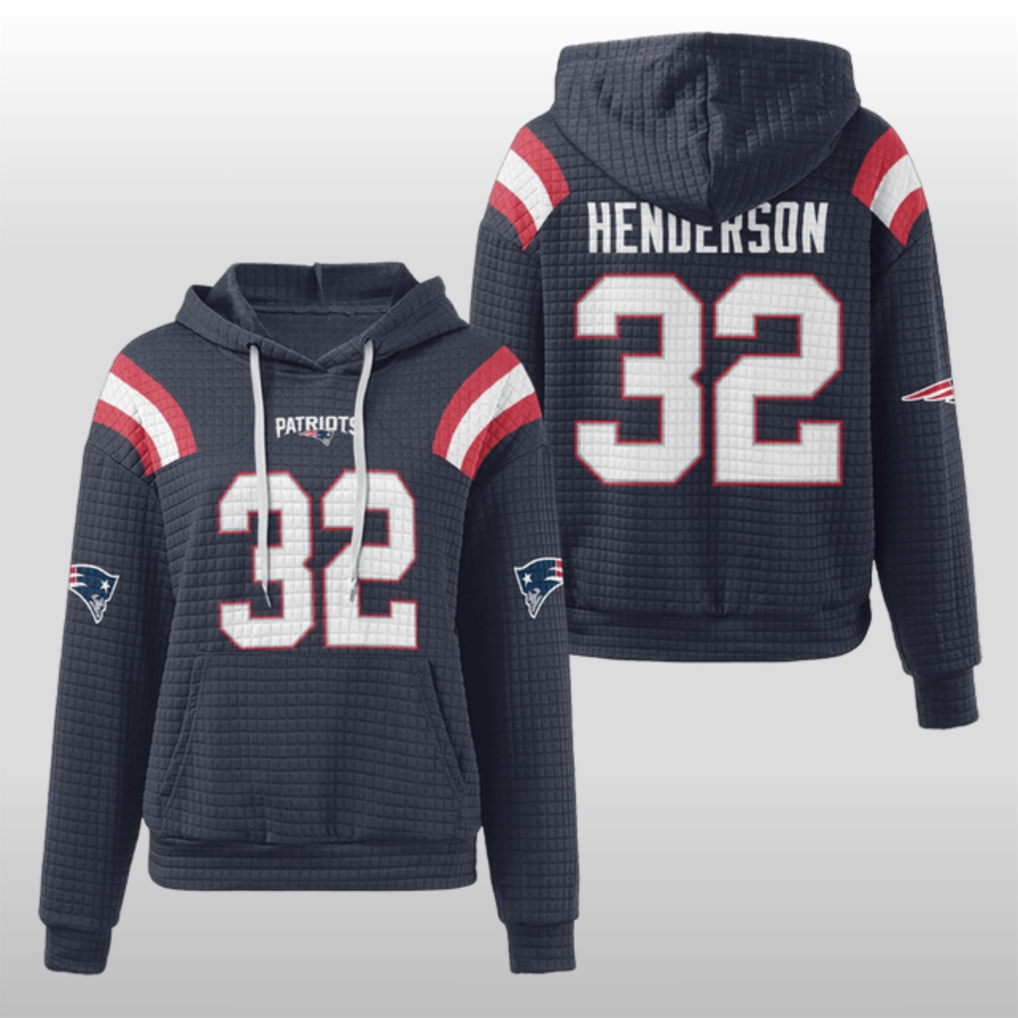 New-England-Henderson-32-Waffle-Hoodie New England Henderson 32 Waffle Hoodie