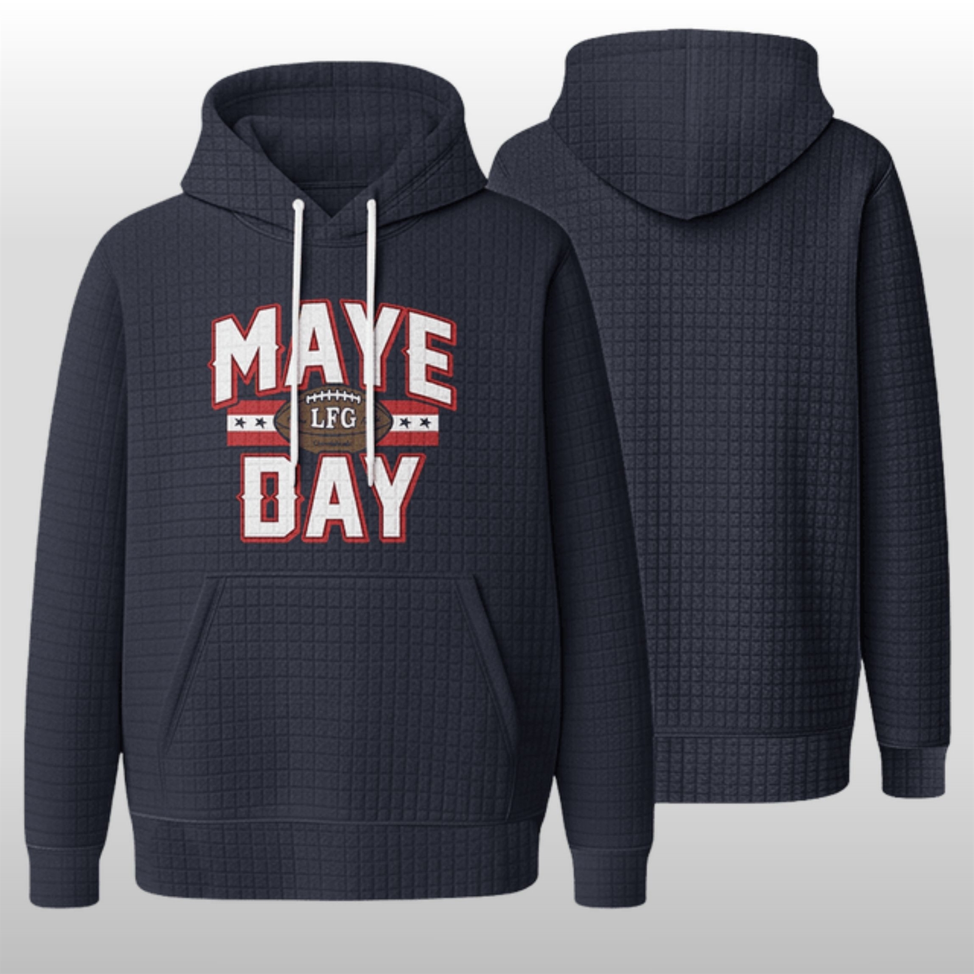 New-England-Maye-Day-Waffle-Hoodie New England Maye Day Waffle Hoodie