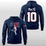 New England Patriots AFC East Champs Drake Maye 10 2025 Hoodie