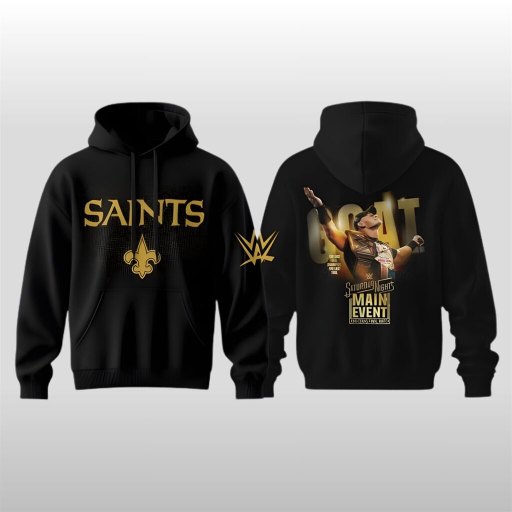 New Orleans Saints John Cena Final Match 2025 Hoodie