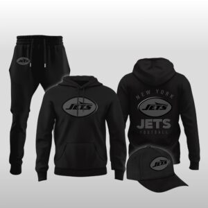 New York Jets 2025 Back In Black Hoodie