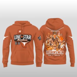 Texas Longhorns Lone Star Showdown 2025 Win Wolverines Hoodie