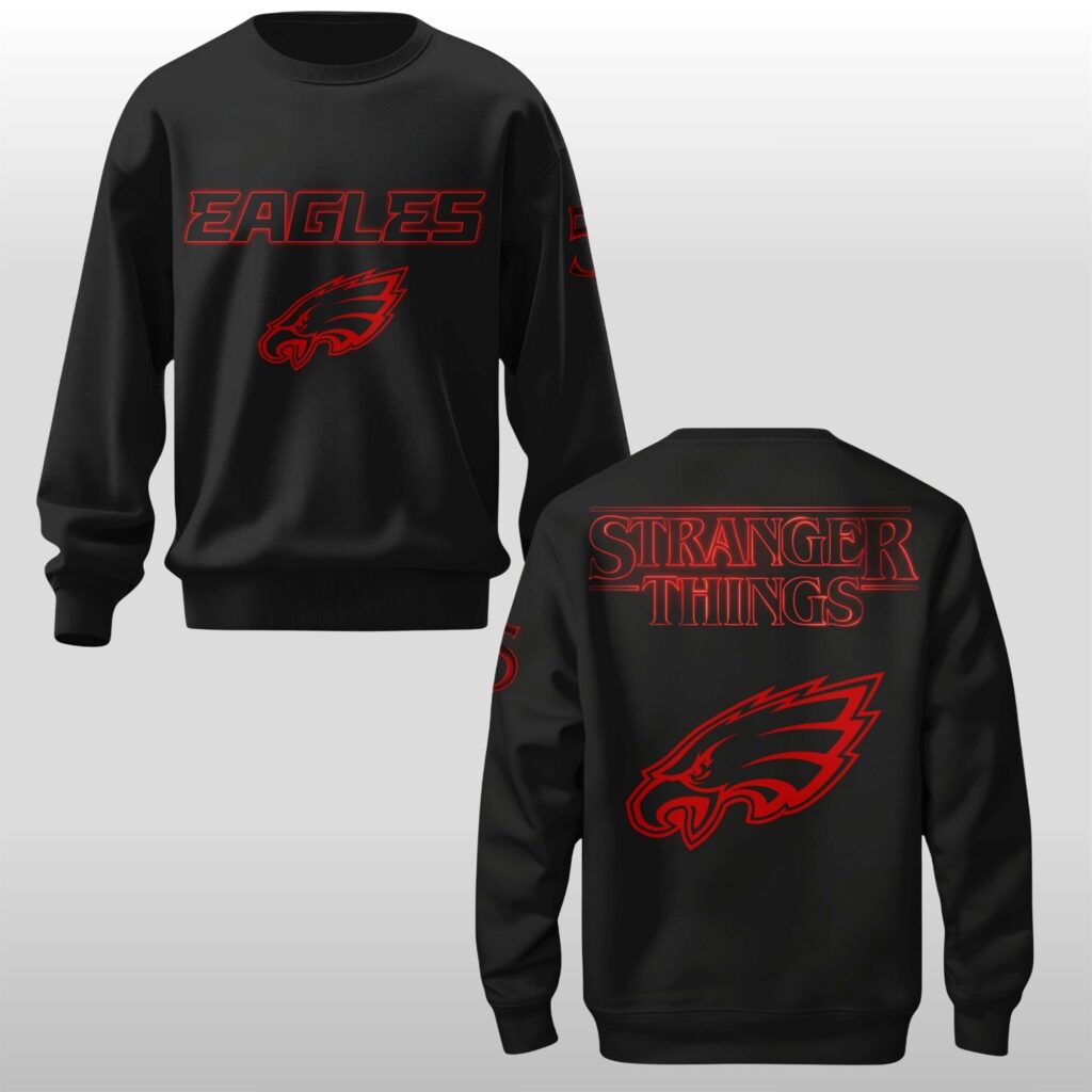 Philadelphia Eagles 2026 Stranger Things Sweatshirt