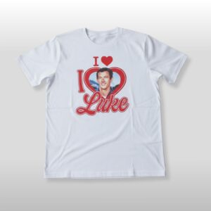 Dua Lipa Callum Turner I Heart Luke Shirt