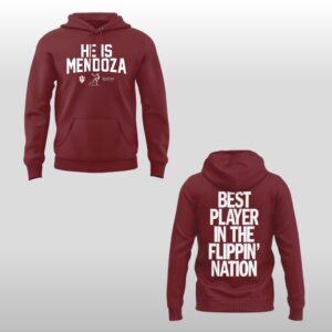 Indiana Hoosiers He Is Mendoza 2026 Best Player Flippin’ Nation Hoodie