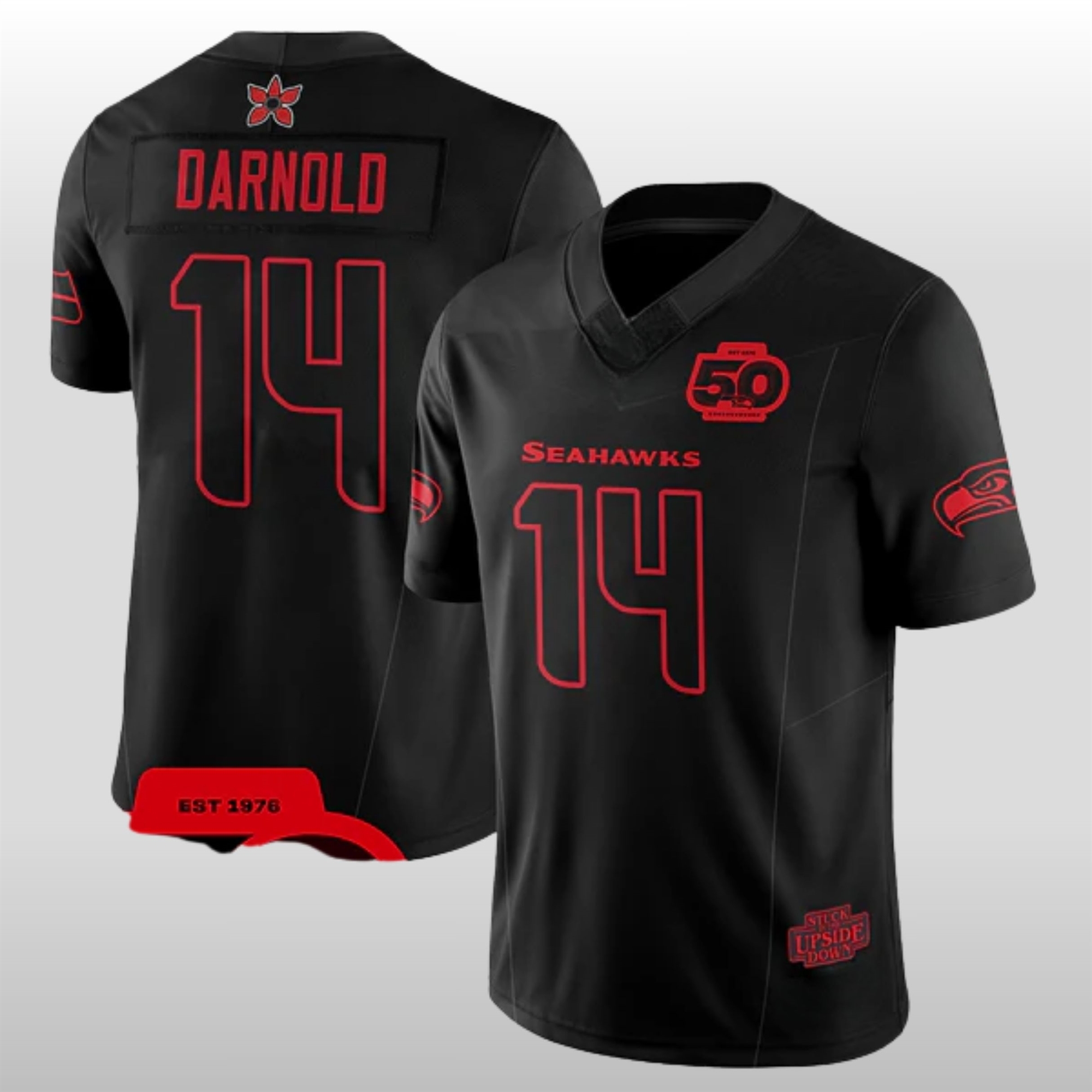 Seattle-Seahawks-Stranger-Things-2026-50-Seasons-Football-Jersey Seattle Seahawks Stranger Things 2026 50 Seasons Football Jersey