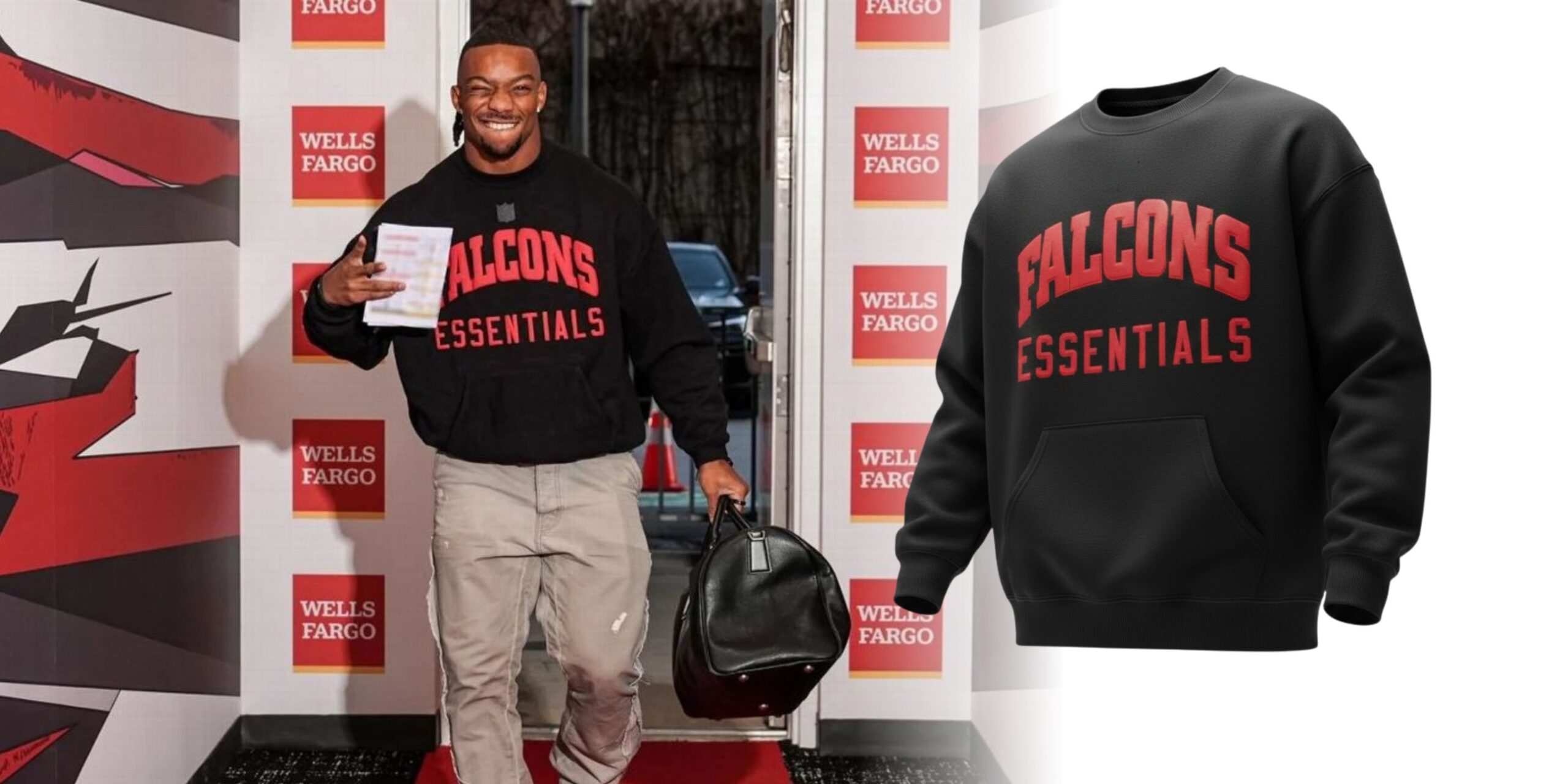 The Art of the All Purpose Why the Bijan Robinson Falcons Essentials Sweatshirt is the New Standard for the A Town Grind scaled