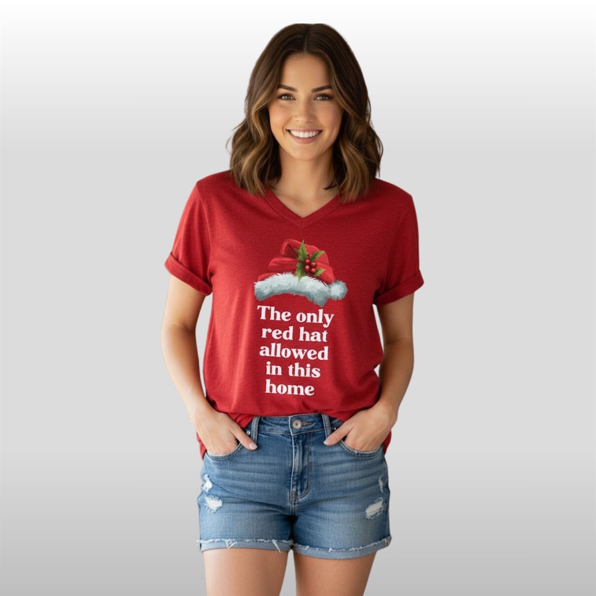 The-Only-Red-Hat-Alllowed-In-This-Home-Shirt The Only Red Hat Alllowed In This Home Shirt