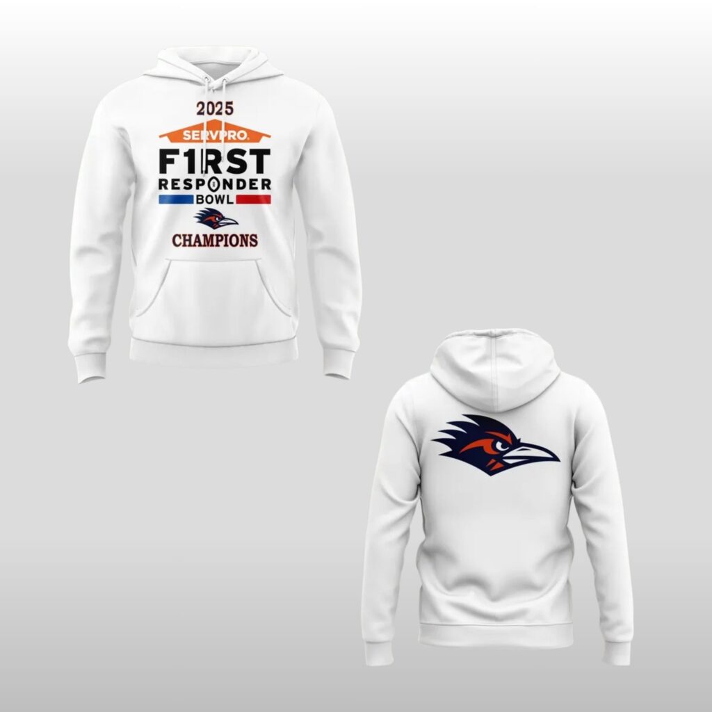 UTSA Roadrunners Football 2026 First Responder Bowl Champs Hoodie
