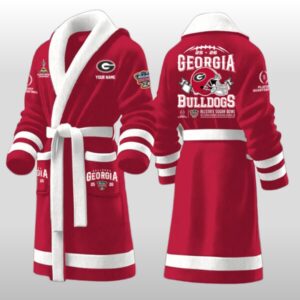 2025 2026 Georgia Bulldogs Allstate Sugar Bowl Fleece Bathrobe