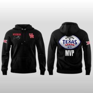 2025 Houston Cougars Conner Weigman MVP Kinders Texas Bowl Hoodie Shirt