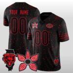Chicago Bears Stranger Things Football Jersey
